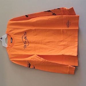 Brudda From The Bushes Orange Long Sleeve T-Shirts